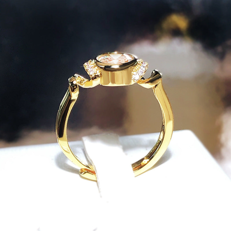Simple Elegant Versatile Commuter Ring | High-Sense Professional Jewelry | Trendy Minimalist Sleek Band Ring | Luxury-Label Statuesque Radiant Accessory | 2026 High-Fashion Emerald-Luxe Essential