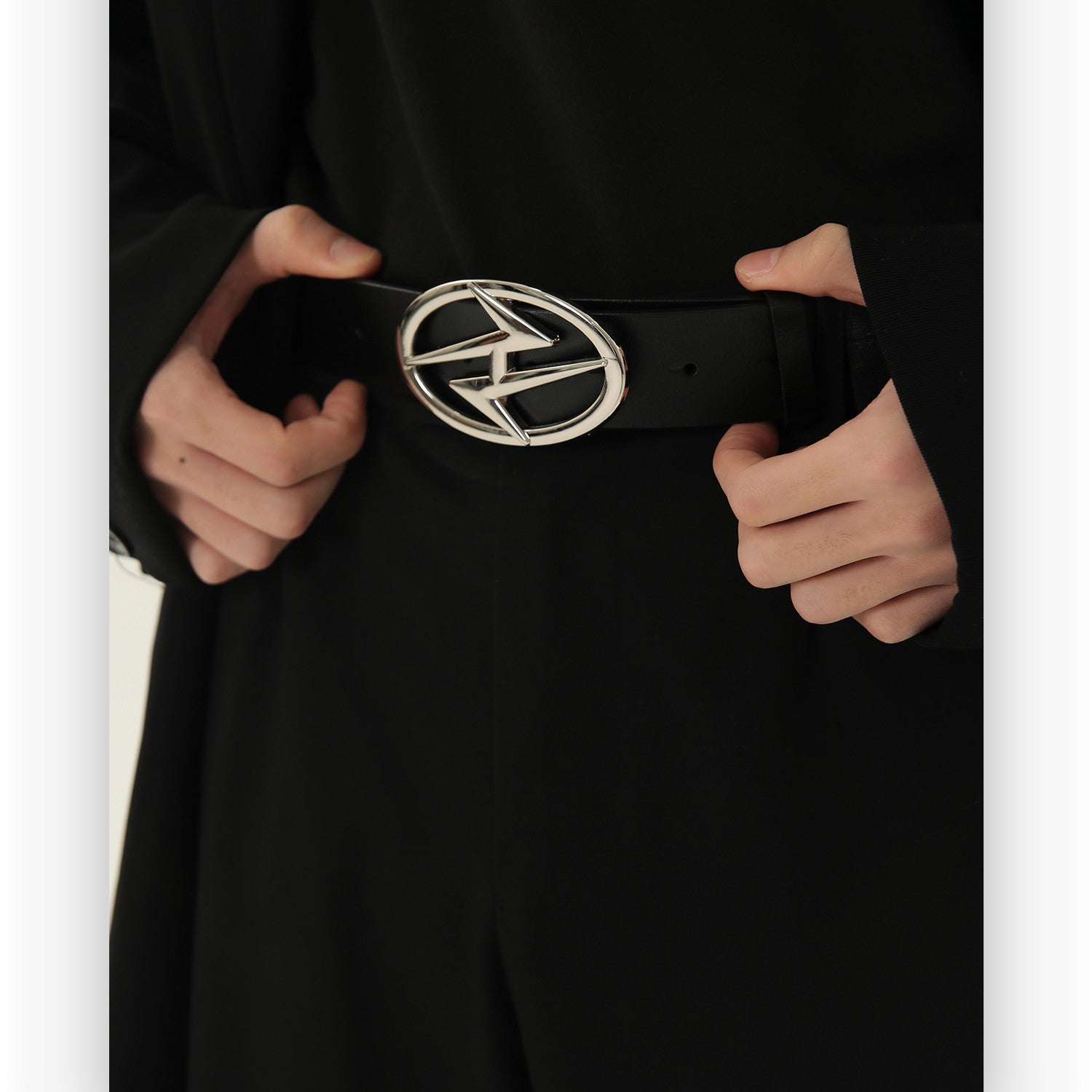 Men’s Double-Layer Cowhide Niche Belt | High-Sense Homemade Metal Buckle Waistband | Trendy Minimalist Top-Layer Rugged Belt | Luxury-Label Statuesque Men’s Accessory | 2026 High-Fashion Radiant Urban Essential