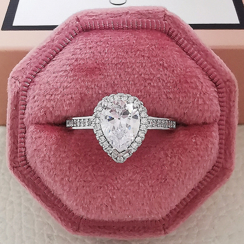 Luxury Multicolor Cubic Zirconia Wedding Ring | T-Shape Baguette Stone Statement Ring | Colorful Charm Party Jewelry for Women | Vibrant Anniversary & Celebration Gift