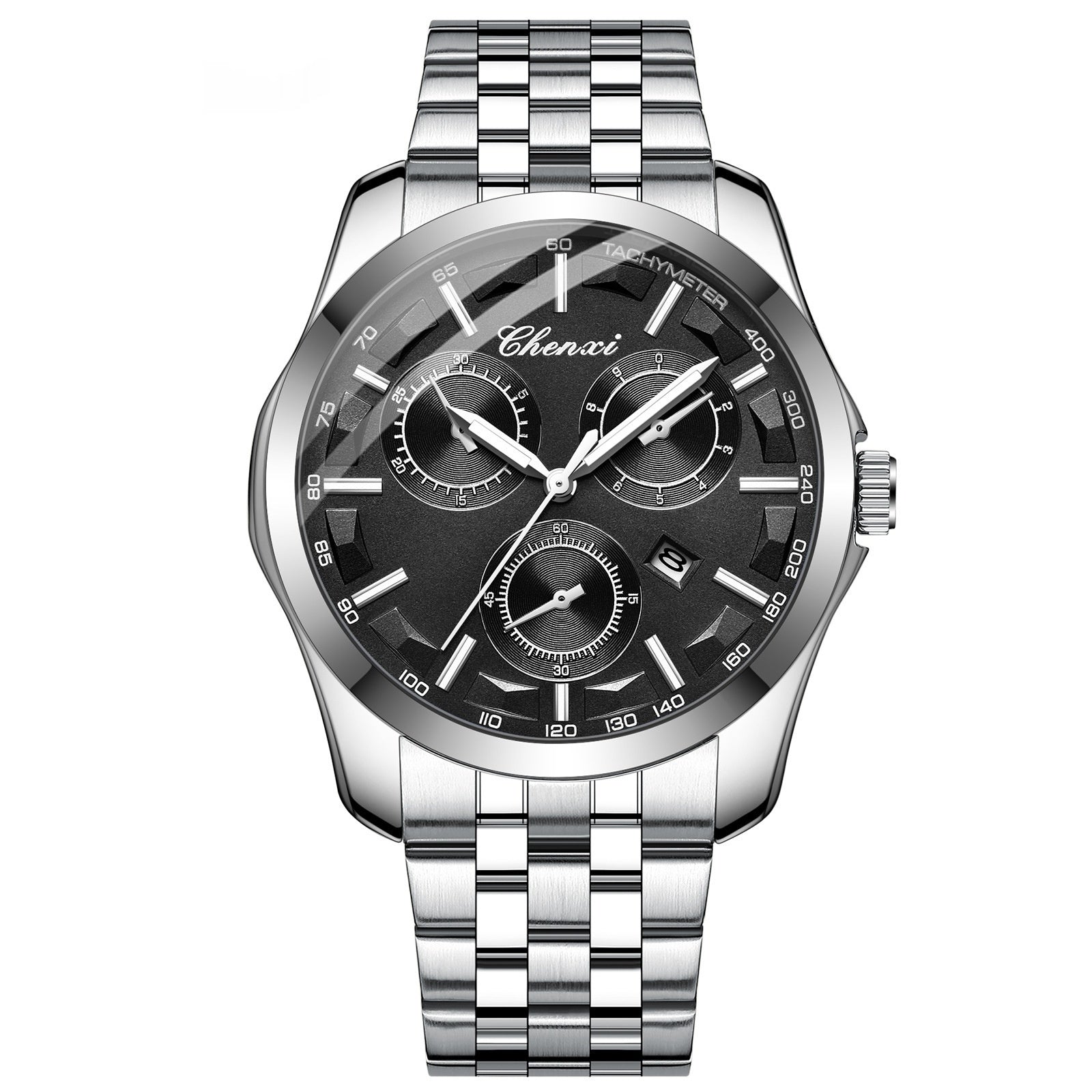 Men’s Luxury Business Watch with Luminous Hands | High-Sense Executive Wristwatch | Trendy Minimalist Quartz Business Watch | Waterproof Professional Men’s Timepiece | 2026 High-Fashion Stainless Steel Watch