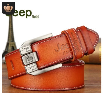Men’s Authentic Premium Leather Belt | High-Sense Executive Smooth Buckle Waistband | Trendy Minimalist Professional Jeans Belt | Luxury-Label Statuesque Men’s Accessory | 2026 High-Fashion Urban Essential