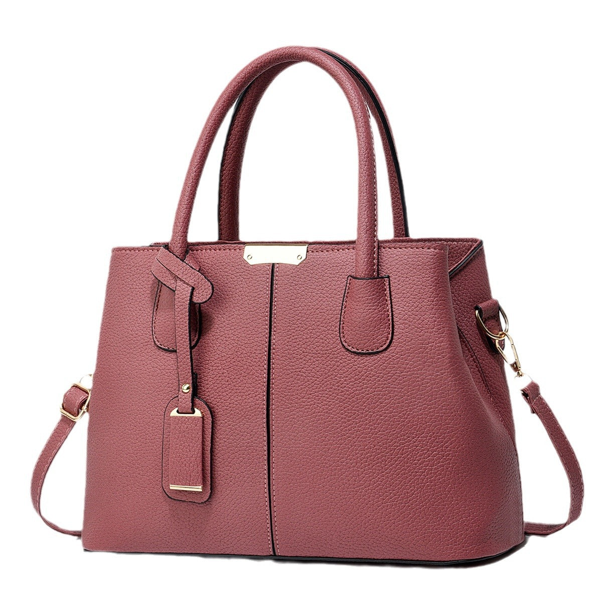 Women’s Large Capacity PU Leather Tote Bag | Elegant Square Shoulder Bag for Ladies | Luxury Fashion Crossbody Bag with Top Handle | Modern Professional Office Handbag | 2026 Trendy Daily Travel Tote