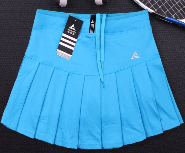 Women’s Quick-Dry Tennis Skirt with Safety Shorts | High-Waisted Badminton & Golf Skort | Trendy Preppy Style Girls' Athletic Skirt | Breathable Performance Activewear Skirt