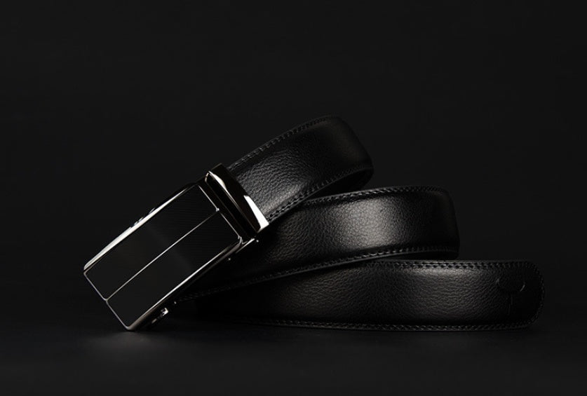 Premium Men’s Pin Buckle Leather Belt | Classic Professional Formal Belt for Men | Durable Business Casual Waistband | High-Quality Men's Dress Belt with Zinc Alloy Buckle