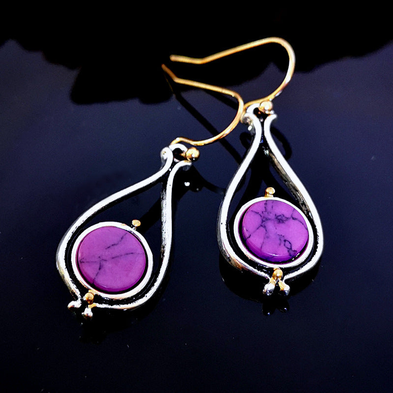 Women’s Vintage Crystal Drop Earrings | Elegant Statement Dangle Earrings for Girls | Luxury Wedding & Party Jewelry | Retro Fashion Crystal Ear Accessories | High-Sense Evening Jewelry