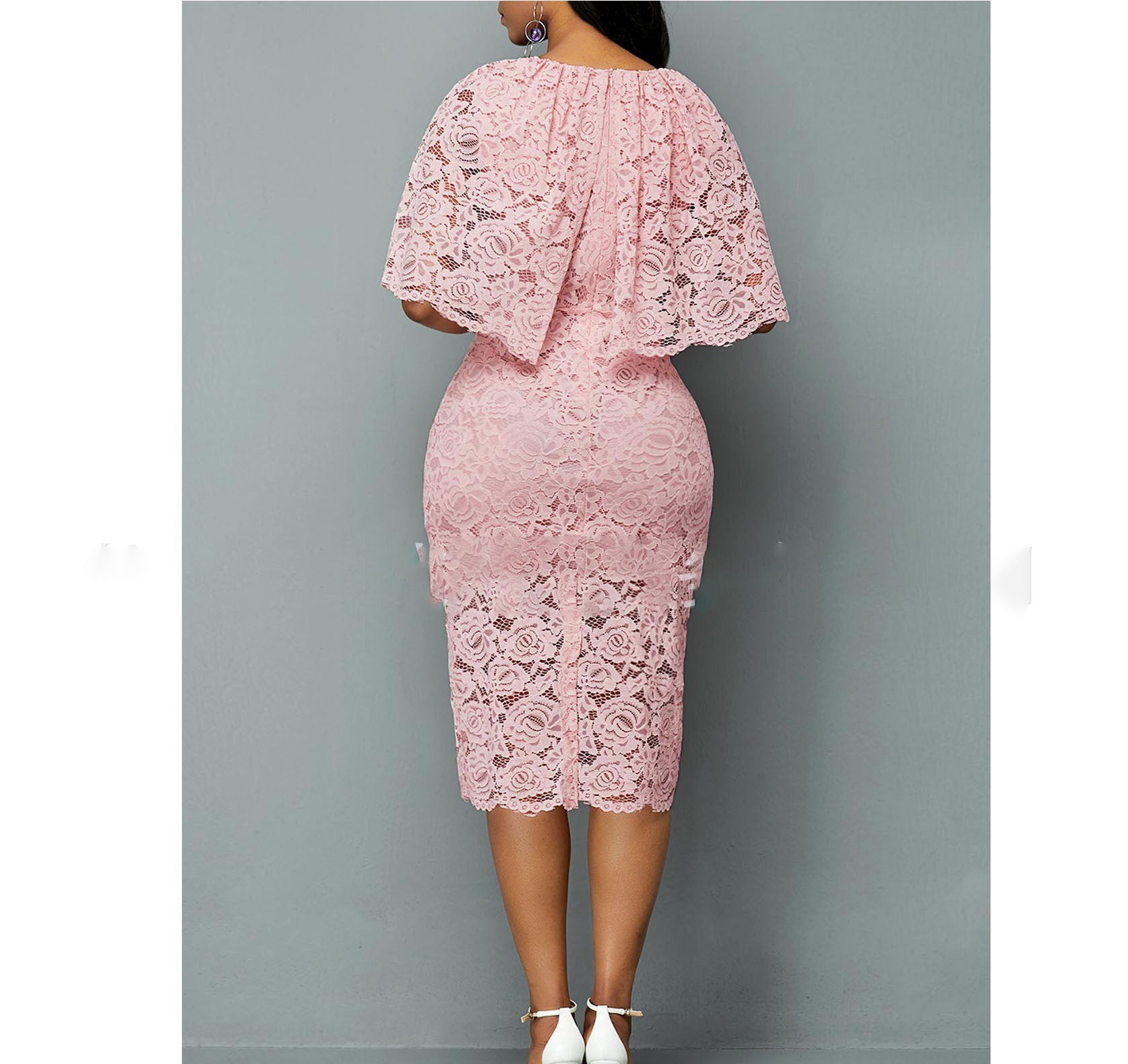 MD African Lace Maxi Dress for Women | Luxury Dashiki & Ankara Wedding Outfit | Plus Size 4XL 5XL Lace Robe | Elegant African Party Gown & Formal Wear