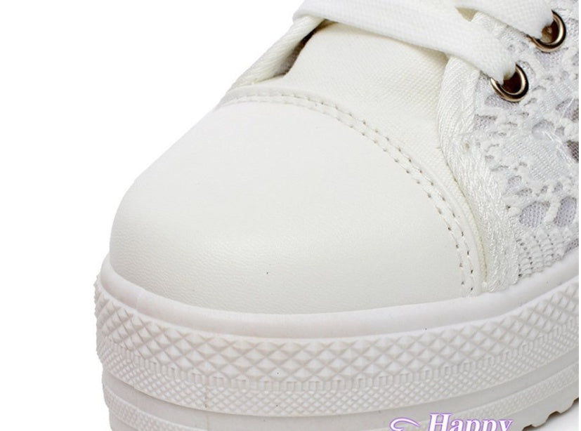 Women’s Retro Canvas Daddy Shoes | Chunky Platform Sneakers for Women | Breathable Summer Casual Trainers | Trendy Thick Sole Streetwear Footwear