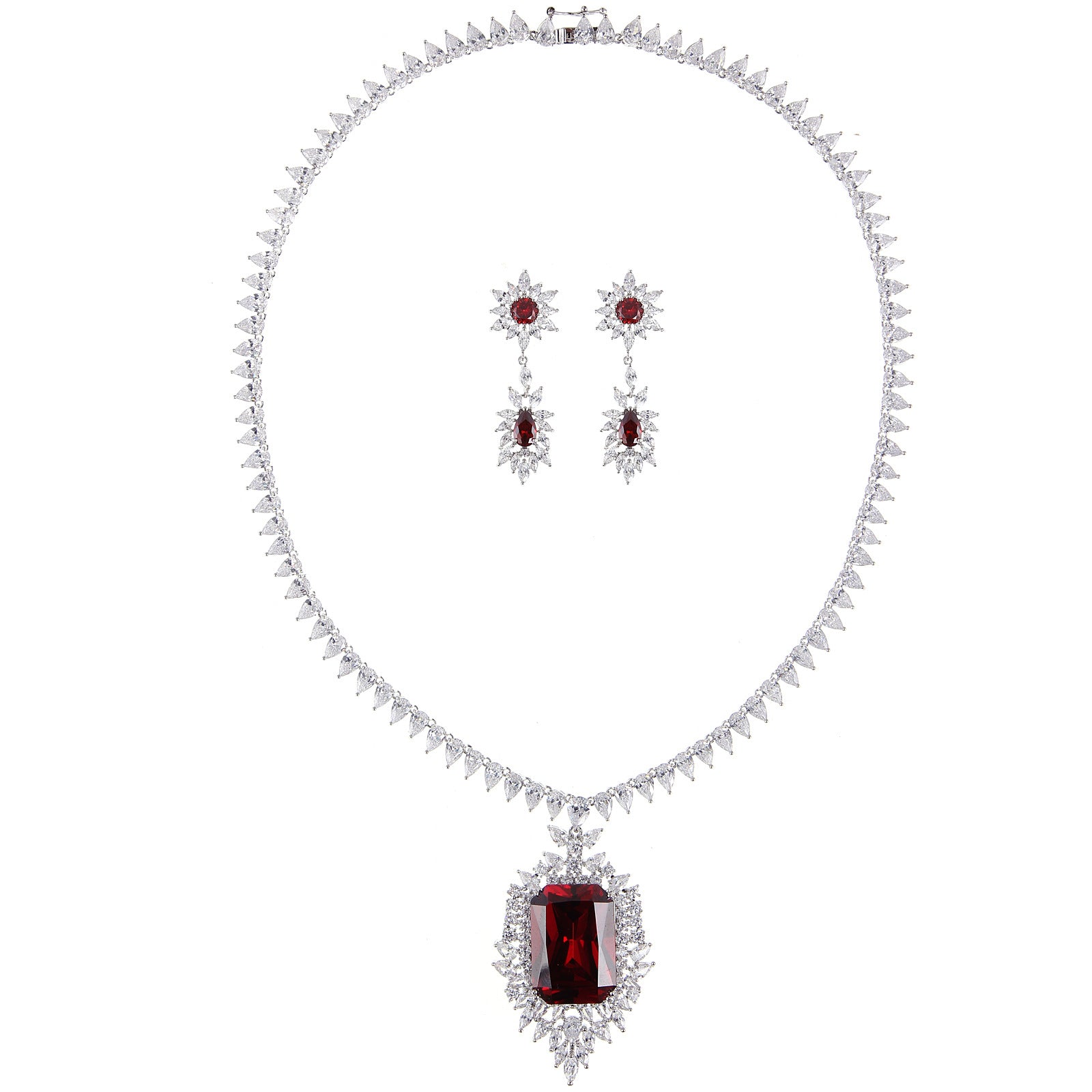 Luxury Toast Clothing Matching Jewelry Set | Elegant Earrings & Necklace Gift Set | Women’s Festive Fashion Jewelry for Weddings & Parties | Sophisticated Statement Accessory Set