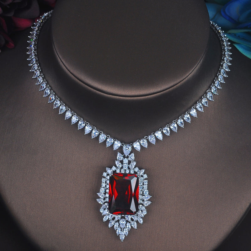Luxury Toast Clothing Matching Jewelry Set | Elegant Earrings & Necklace Gift Set | Women’s Festive Fashion Jewelry for Weddings & Parties | Sophisticated Statement Accessory Set