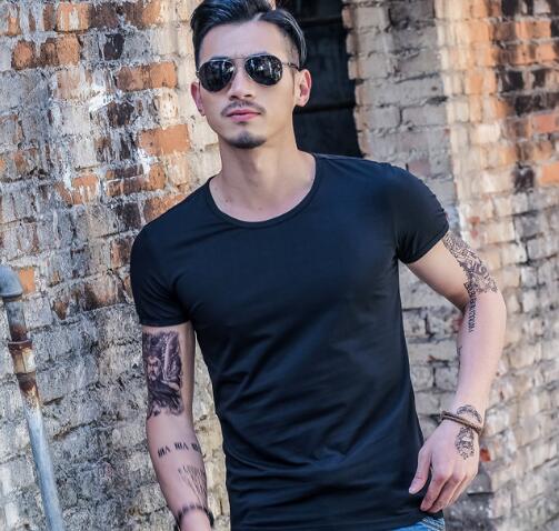 Men’s Premium Summer T-Shirt | Lightweight Breathable Cotton-Blend Tee | High-Sense Minimalist Short Sleeve Top | Trendy Casual Men’s Summer Clothes | 2026 High-Fashion Urban Basic T-Shirt