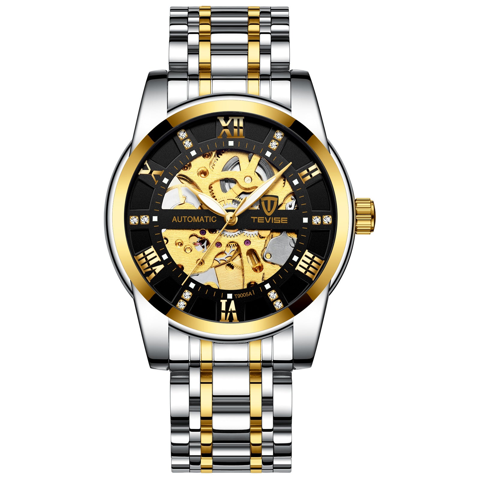 Men’s Luxury Automatic Mechanical Watch | Hollow Skeleton Design Waterproof Wristwatch | Premium Self-Winding Transparent Timepiece | Men's High-Sense Fashion Mechanical Watch