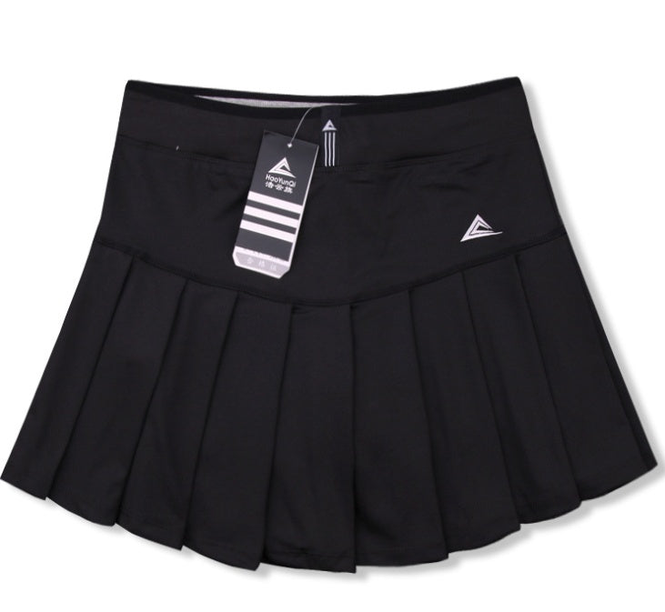 Women’s Quick-Dry Tennis Skirt with Safety Shorts | High-Waisted Badminton & Golf Skort | Trendy Preppy Style Girls' Athletic Skirt | Breathable Performance Activewear Skirt