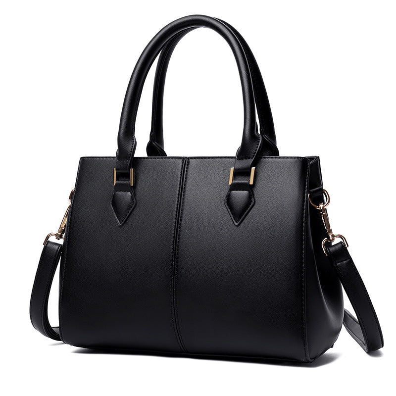 Women’s Soft Leather Large-Capacity Commuter Bag | Elegant Crossbody & Shoulder Bag | Versatile Multi-Pocket Daily Tote | Premium Vegan Leather Office Bag for Women | 2026 Trendy Work & Travel Bag