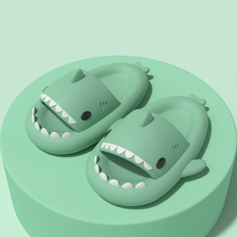 Funny Shark Cartoon Slides for Adults | Indoor & Outdoor Thick Sole Shark Slippers | Non-Slip EVA Cloud Slides for Men & Women