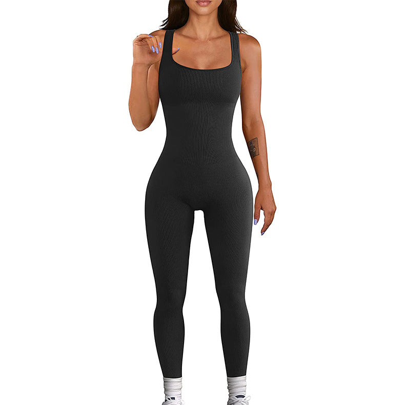 Women’s Suspender Tank Top & Tights Set | Bodycon 2-Piece Activewear | Trendy High-Waist Suspender Leggings Set | High-Sense Streetwear Yoga Outfit | 2026 Athleisure Fashion Set