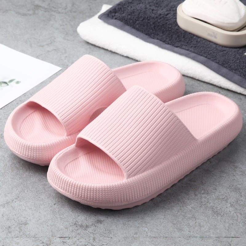 Soft Home Couple Slippers | High-Sense Minimalist Indoor Slides | Trendy Comfortable Non-Slip House Shoes | Luxury-Label Plush Couple Footwear | 2026 High-Fashion Quiet Luxury Home Slippers