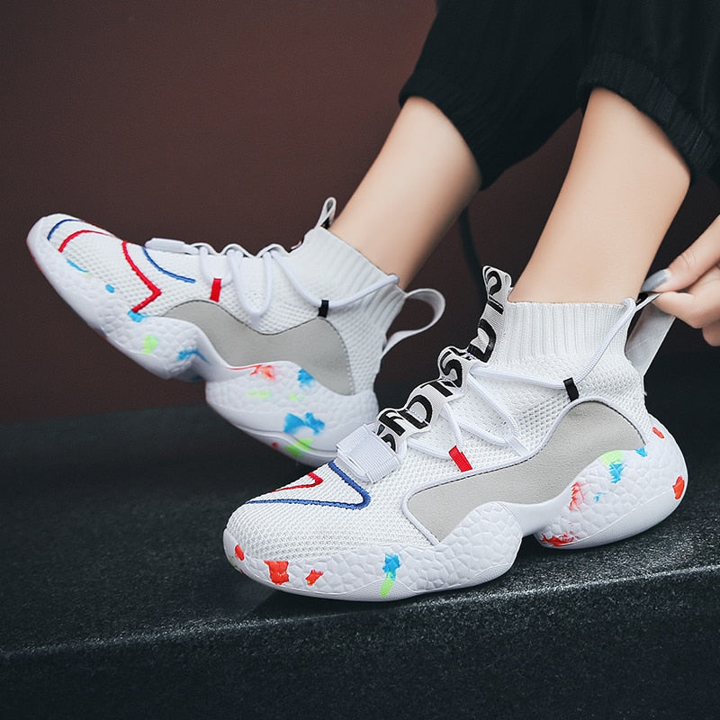 Men’s Summer Fashion Running Sneakers | High-Sense Breathable Vulcanize Shoes | Trendy Minimalist Flat Soft Tennis Shoes | Luxury-Label Statuesque Radiant Footwear | 2026 High-Fashion Urban-Luxe Essential