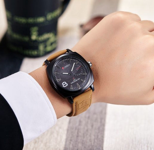Men’s South Korean Style Fashion Watch | Luxury Electronic Digital Belt Watch for Students | Cool Cyberpunk Aesthetic Wristwatch | Waterproof Sporty Fashion Watch