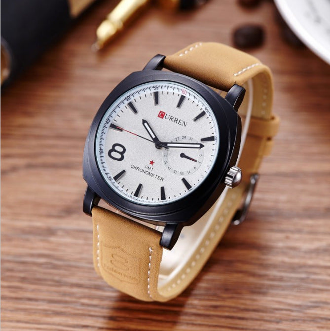Men’s South Korean Style Fashion Watch | Luxury Electronic Digital Belt Watch for Students | Cool Cyberpunk Aesthetic Wristwatch | Waterproof Sporty Fashion Watch