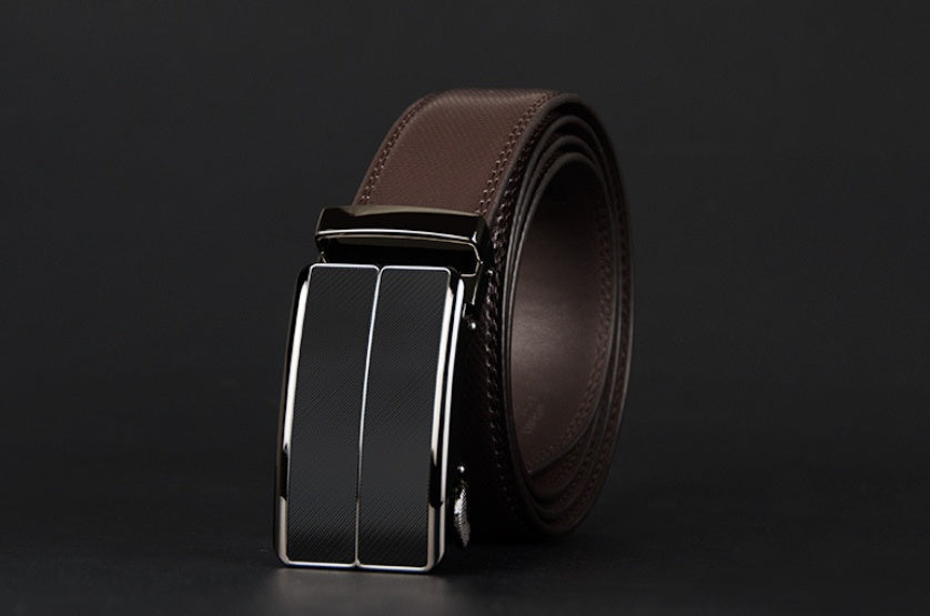 Premium Men’s Pin Buckle Leather Belt | Classic Professional Formal Belt for Men | Durable Business Casual Waistband | High-Quality Men's Dress Belt with Zinc Alloy Buckle