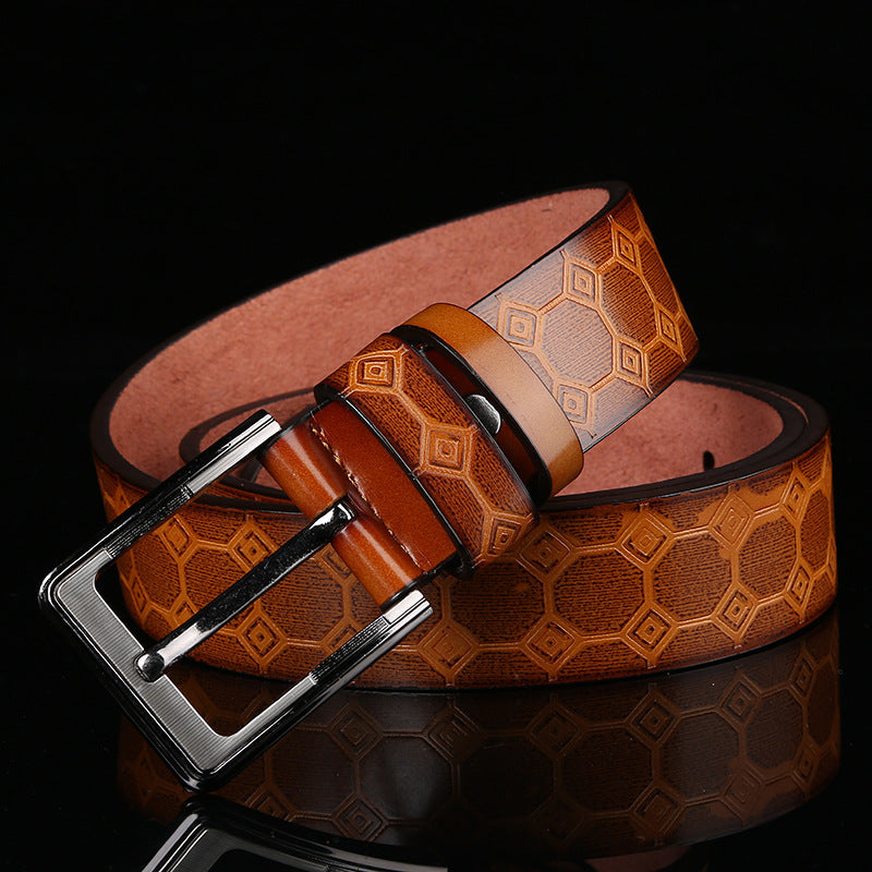 Men’s European & American Fashion Belt | High-Sense Executive Luxury Waistband | Trendy Minimalist Global Trade Explosion Belt | Luxury-Label Statuesque Men’s Accessory | 2026 High-Fashion Urban Essential
