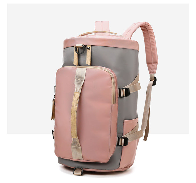 Waterproof Gym Fitness Backpack | Multi-Functional Outdoor Travel Sport Bag | Large Capacity Exercise Backpack with Shoe Compartment | Trendy Casual Water-Resistant Hiking Bag | 2026 High-Performance Unisex Fitness Gear