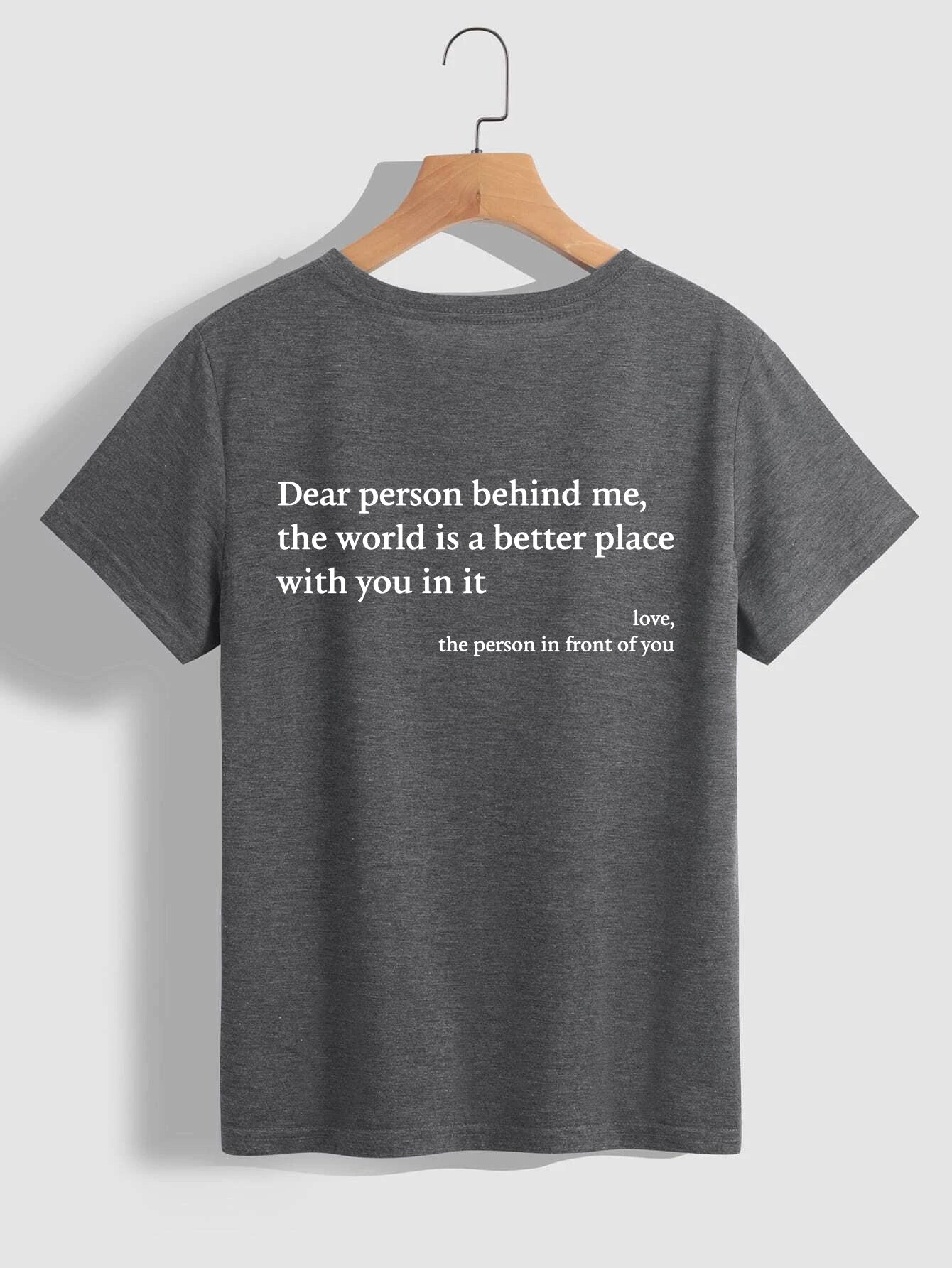 Women’s New Fashion Letter Print T-Shirt | Elegant Round Neck Slogan Tee | Casual Short Sleeve Summer Top | Minimalist Urban Graphic T-Shirt for Women