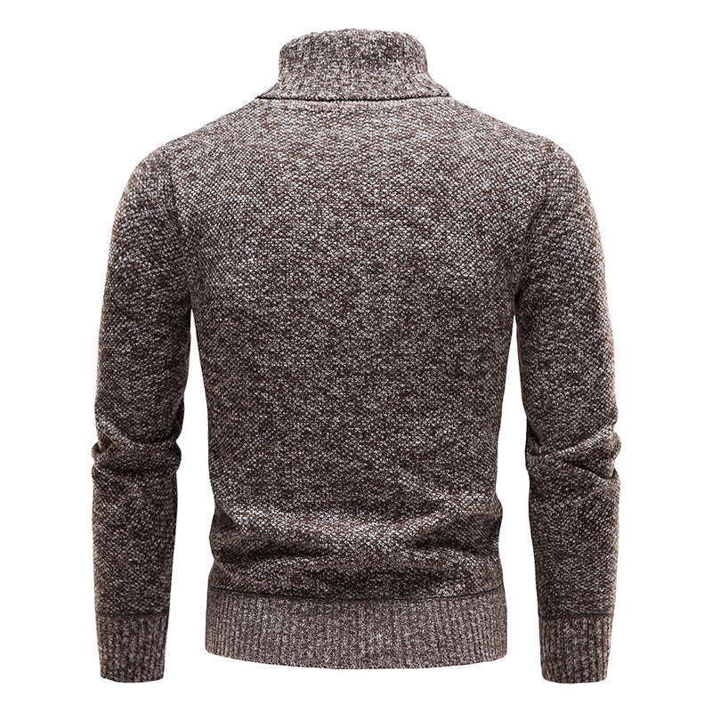 Men’s Premium Slim-Fit Turtleneck Sweater | Elegant Knitted Pullover Top | Soft Long-Sleeved Solid Color Turtleneck | Modern Business-Casual Men’s Knitted Clothing