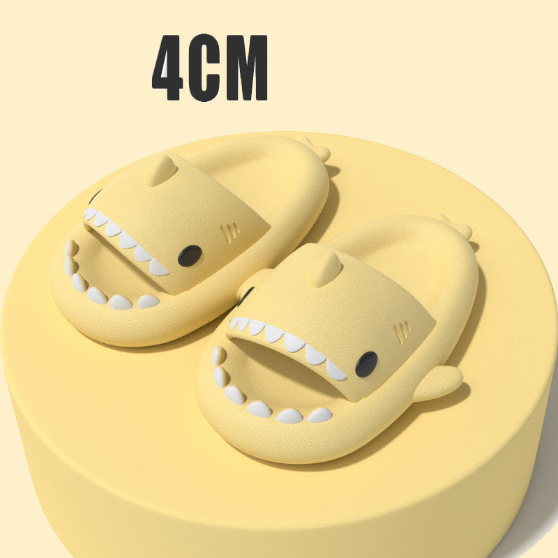Funny Shark Cartoon Slides for Adults | Indoor & Outdoor Thick Sole Shark Slippers | Non-Slip EVA Cloud Slides for Men & Women