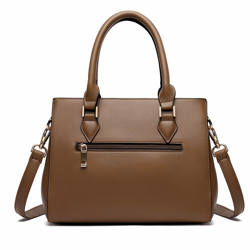 Women’s Soft Leather Large-Capacity Commuter Bag | Elegant Crossbody & Shoulder Bag | Versatile Multi-Pocket Daily Tote | Premium Vegan Leather Office Bag for Women | 2026 Trendy Work & Travel Bag
