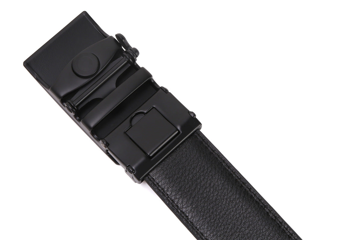 Men’s High-End Automatic Buckle Belt | High-Sense Cost-Effective Executive Waistband | Trendy Minimalist Professional Leather Belt | Luxury-Label Statuesque Men’s Accessory | 2026 High-Fashion Radiant Urban Essential