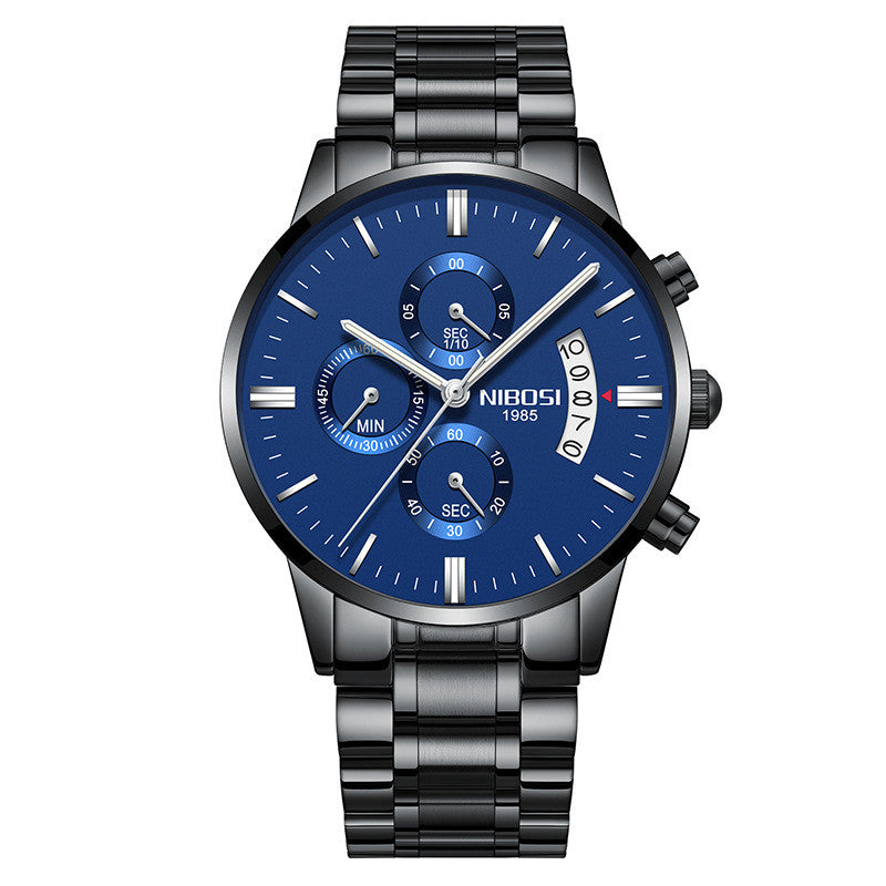 Men’s Luxury Fashion Wristwatch | Classic Business Casual Quartz Watch | Elegant Stainless Steel Men's Timepiece | Premium Waterproof Minimalist Watch for Men