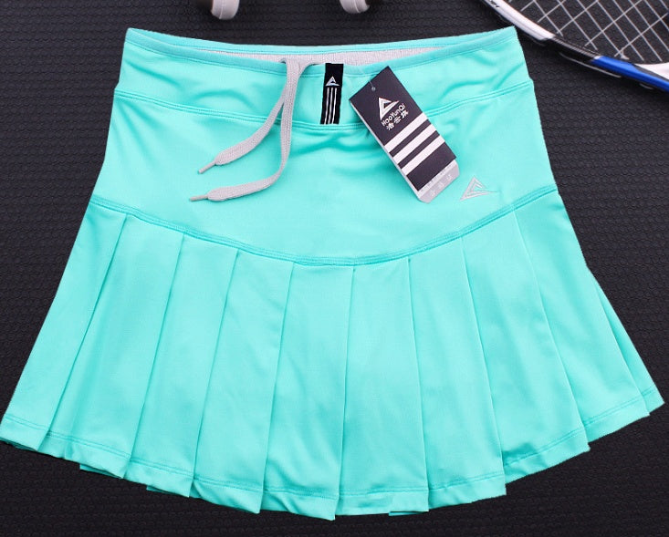 Women’s Quick-Dry Tennis Skirt with Safety Shorts | High-Waisted Badminton & Golf Skort | Trendy Preppy Style Girls' Athletic Skirt | Breathable Performance Activewear Skirt