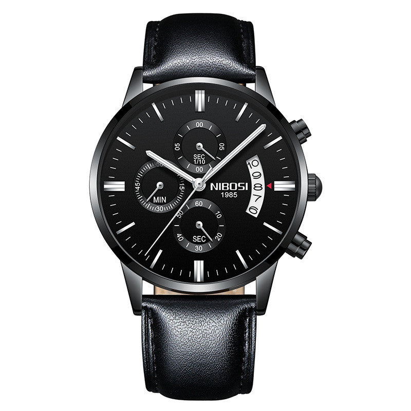Men’s Luxury Fashion Wristwatch | Classic Business Casual Quartz Watch | Elegant Stainless Steel Men's Timepiece | Premium Waterproof Minimalist Watch for Men
