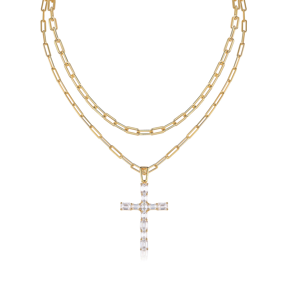 Top Quality Moissanite Pendant Necklace | S925 Sterling Silver Gold Plated Collar Chain | Luxurious Minimalist Jewelry for Women | Sparkling Solitaire Moissanite Neckpiece