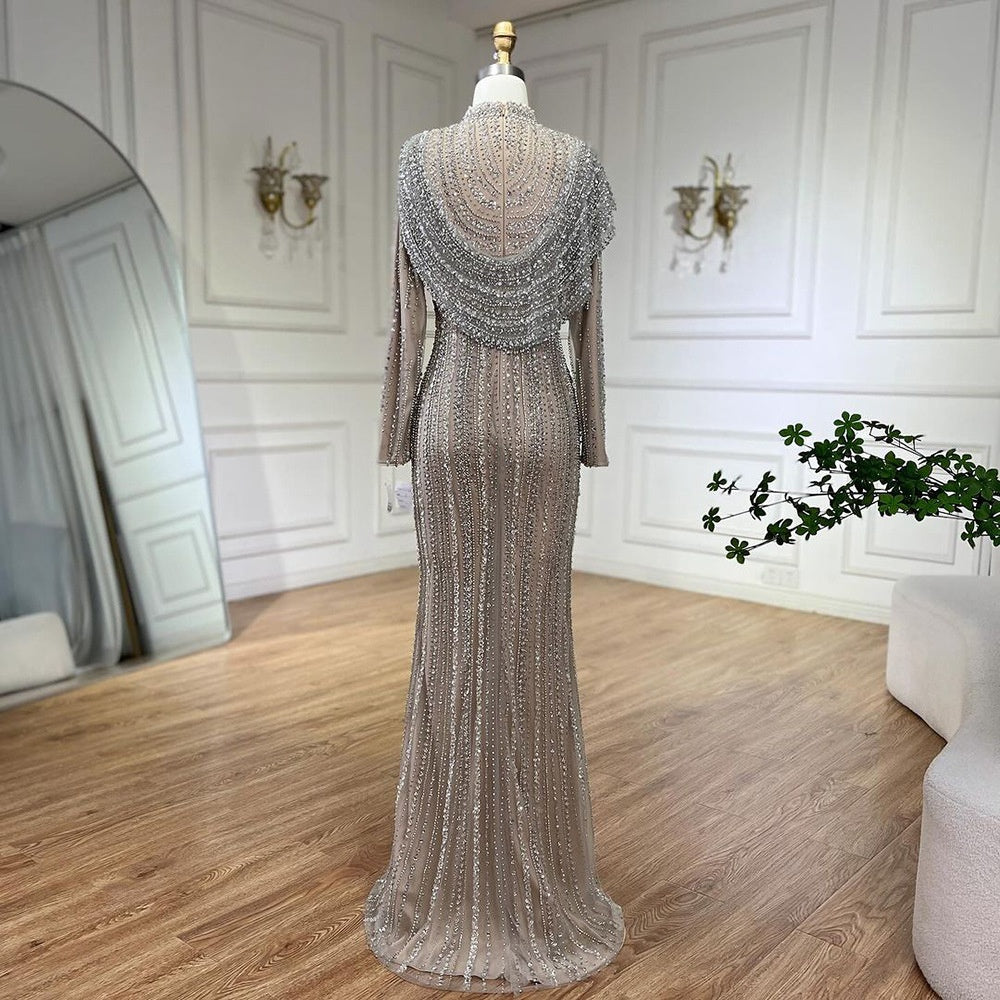Elegant Fishtail Slim Fit Women’s Dress | Sophisticated Mermaid Silhouette Midi Dress | High-Sense Bodycon Evening Gown | Chic Professional & Cocktail Party Dress