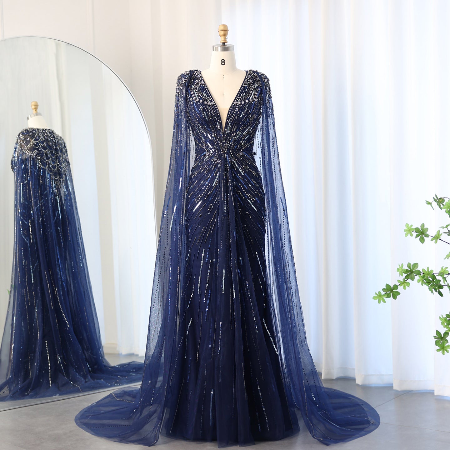 Women’s Elegant Long V-Neck Evening Dress | High-Sense Formal Party Gown | Trendy Minimalist Sleek Silhouette Dress | Luxury-Label Statuesque Event Wear | 2026 High-Fashion Radiant Ceremony Essential