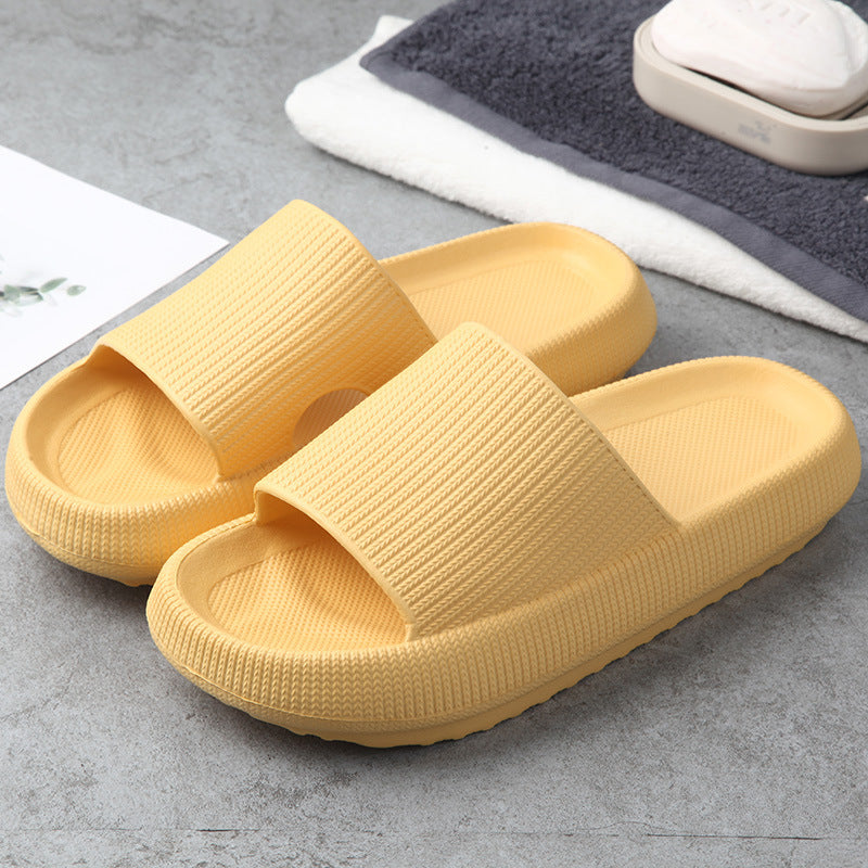 Soft Home Couple Slippers | High-Sense Minimalist Indoor Slides | Trendy Comfortable Non-Slip House Shoes | Luxury-Label Plush Couple Footwear | 2026 High-Fashion Quiet Luxury Home Slippers