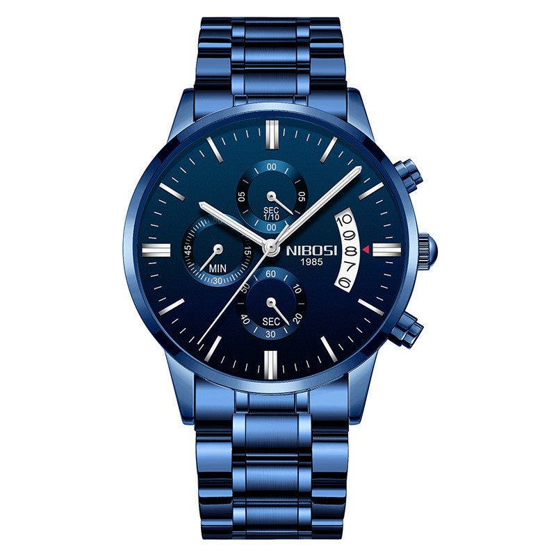 Men’s Luxury Fashion Wristwatch | Classic Business Casual Quartz Watch | Elegant Stainless Steel Men's Timepiece | Premium Waterproof Minimalist Watch for Men