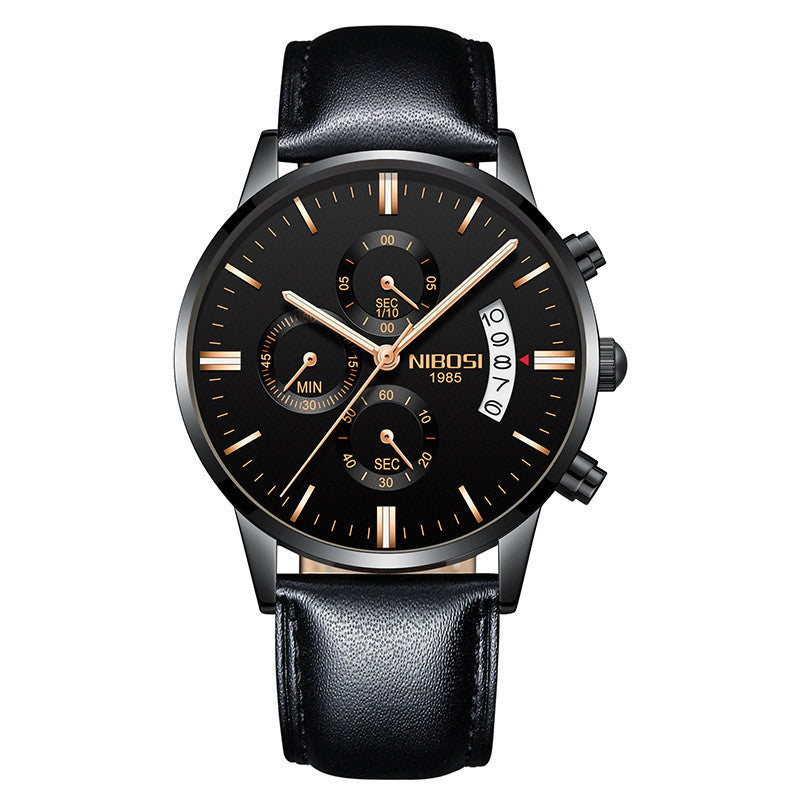 Men’s Luxury Fashion Wristwatch | Classic Business Casual Quartz Watch | Elegant Stainless Steel Men's Timepiece | Premium Waterproof Minimalist Watch for Men