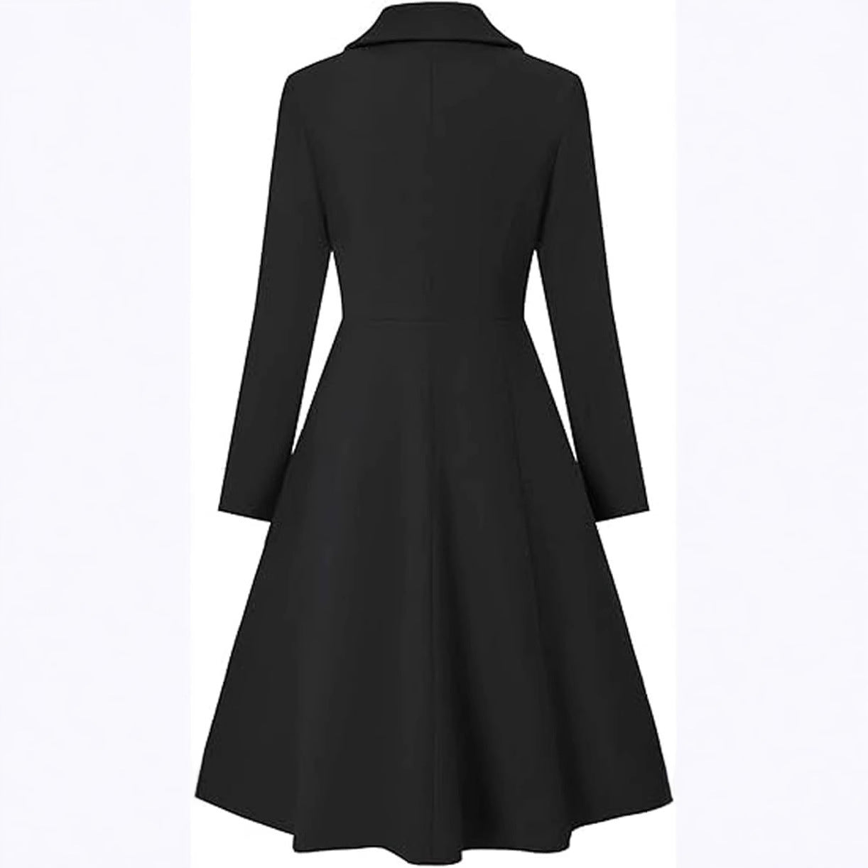 Women’s Classic Double-Breasted Trench Coat | Elegant Long Lapel Overcoat with Belt | Timeless Waterproof Autumn & Winter Jacket | High-Sense Professional Long Coat | 2026 British Style Trench for Women