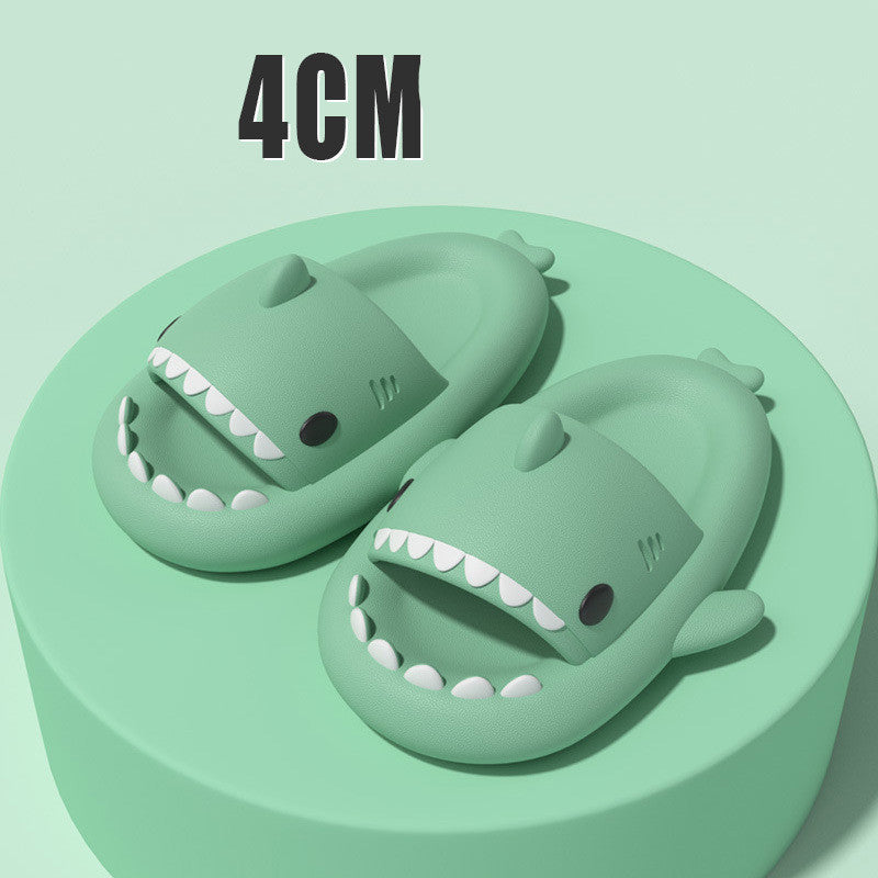 Funny Shark Cartoon Slides for Adults | Indoor & Outdoor Thick Sole Shark Slippers | Non-Slip EVA Cloud Slides for Men & Women