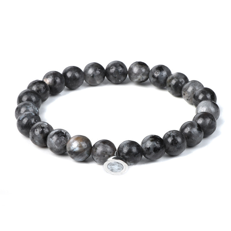 Lava Volcanic Stone Couple Bracelets with Magnetic Clasp | Natural Stone Energy Bracelet for Lovers | Vintage Versatile Couple Jewelry Set | Romantic Relationship Gift Set