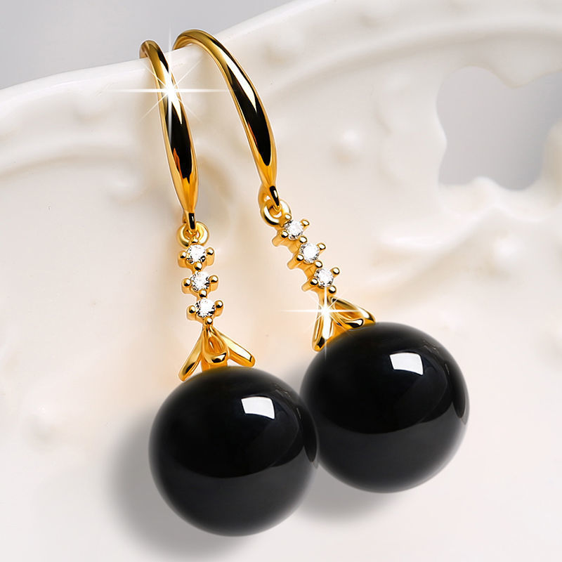 Women’s Elegant Silvering Chalcedony Earrings | High-Sense Green Agate Drop Earrings | Trendy Minimalist Gemstone Jewelry | Luxury-Label Statuesque Radiant Accessory | 2026 High-Fashion Botanical Essential