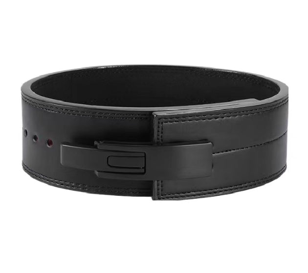 Professional Powerlifting Lever Belt | Heavy-Duty Squat & Deadlift Waist Support | High-Sense Weightlifting Fitness Belt | Premium Strength Training Lever Buckle Belt | 2026 High-Performance Gym Gear