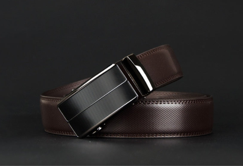 Premium Men’s Pin Buckle Leather Belt | Classic Professional Formal Belt for Men | Durable Business Casual Waistband | High-Quality Men's Dress Belt with Zinc Alloy Buckle