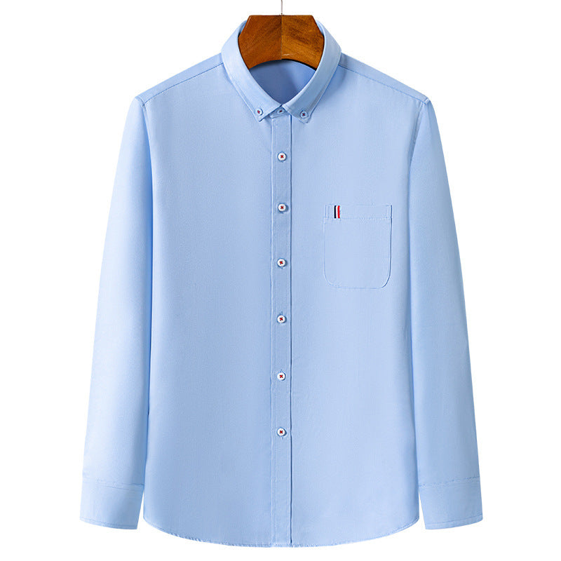 Men's Premium Business Casual Dress Shirt | Fashionable Slim Fit Long Sleeve Men's Clothes | Wrinkle-Resistant Daily Wear Shirt for Men