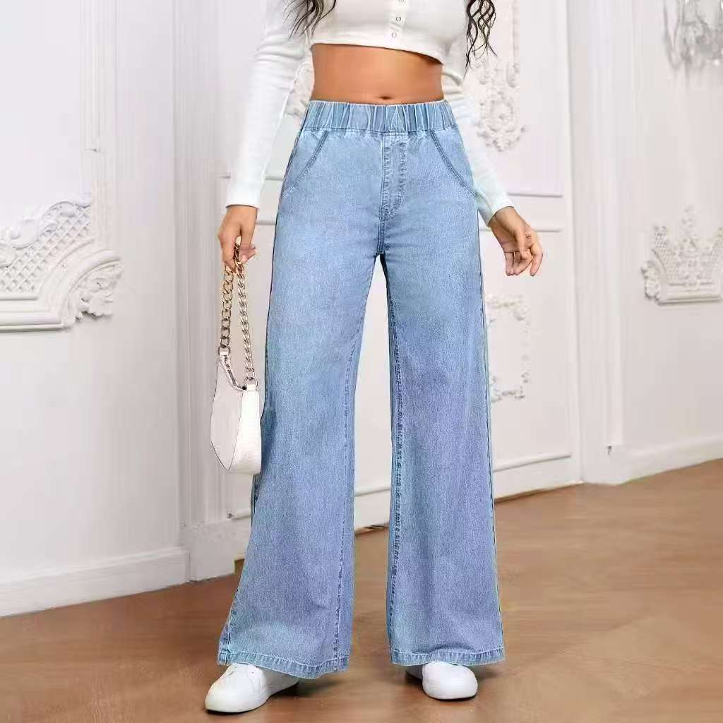 Women’s Wide-Leg Straight Fashion Jeans | Comfortable High-Waist Street Style Trousers | Elegant Relaxed Fit Denim Pants | Trendy Baggy Straight-Leg Jeans for Ladies | 2026 Sustainable Retro Denim Collection