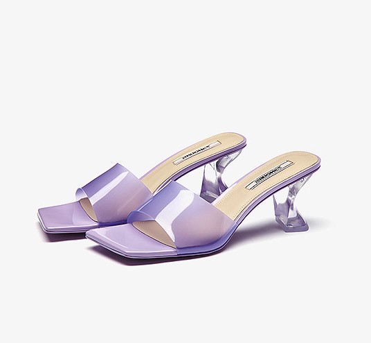 Women’s Elegant Crystal Chunky Heel Sandals | Sparkling Rhinestone High Heeled Sandals | Comfortable Block Heel Party Shoes | Glamorous Bridal & Evening Sandals