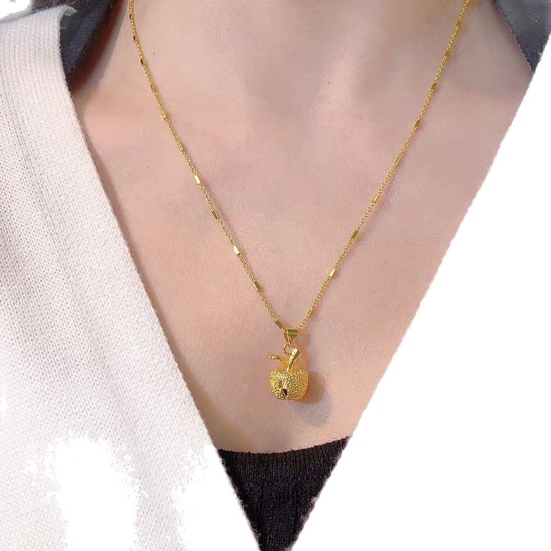 Sparkling Pendant Alloy Necklace for Women | Elegant Crystal Statement Jewelry | Trendy Long-Lasting Fashion Necklace for Casual & Formal Wear